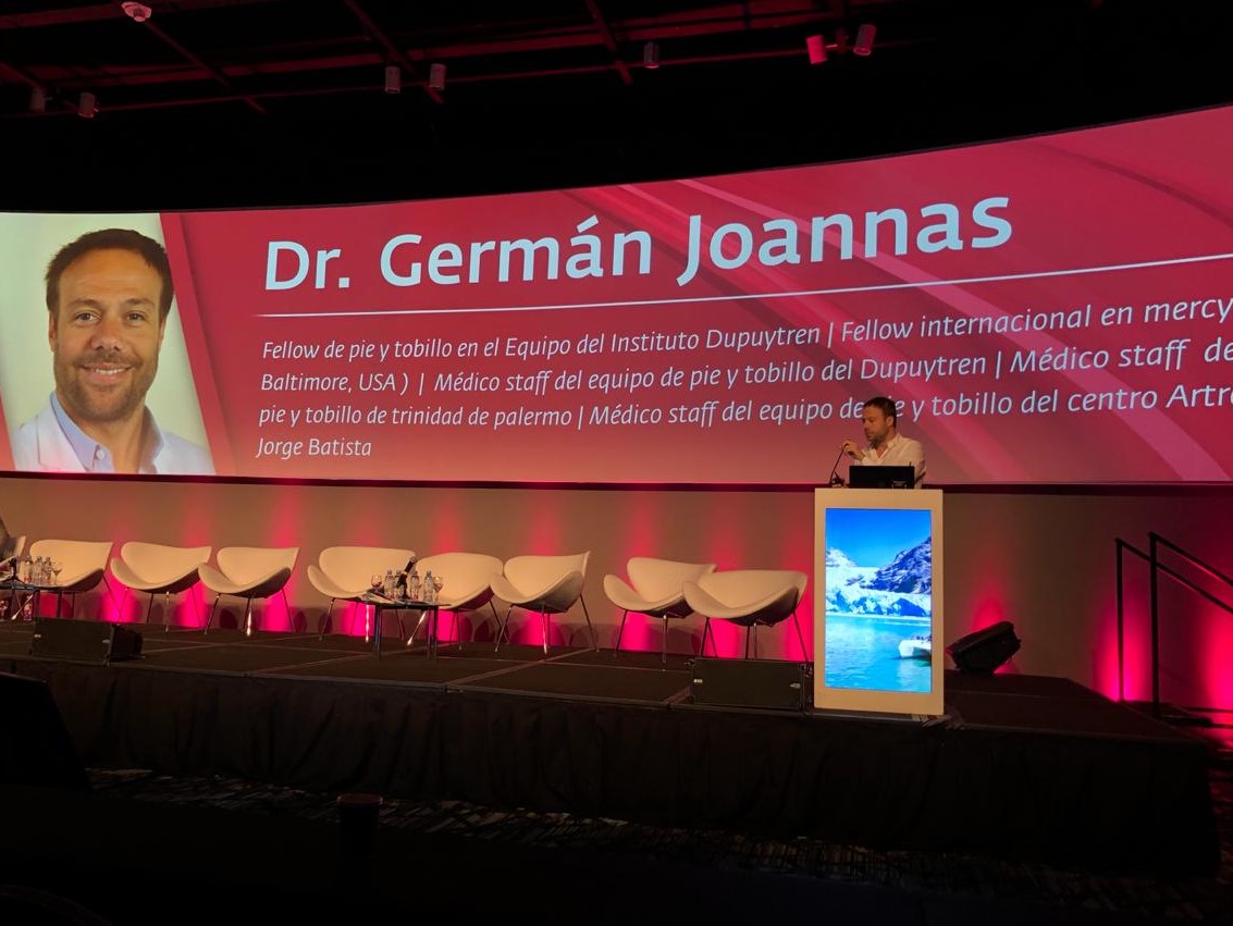 Congreso Internacional de la Asociación Argentina de Artroscopia. German Joannas.